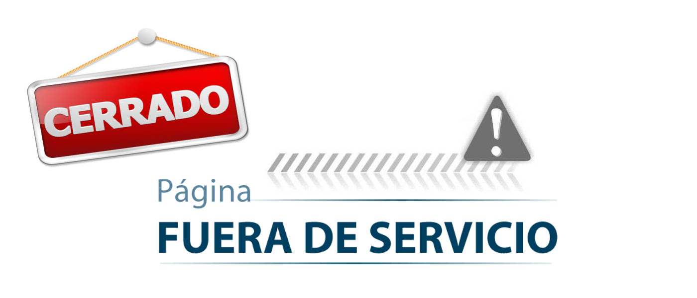 Página fuera de servicio