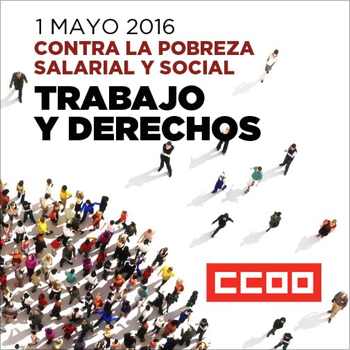 Cartel 1 de Mayo CCOO