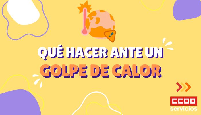 QUE hacer ante un golpe de calor