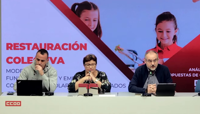 FOTO MESA Rueda de prensa RESTAURACIN COLECTIVA comedores escolares