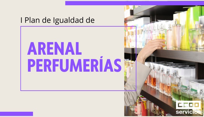 infografía negociación Plan de Igualdad de Arenal Perfumerías