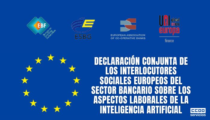 declación IA banca europa