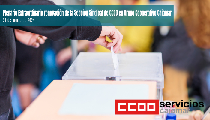 Plenario de la Sección Sindical Estatal de CCOO de Grupo Cooperativo Cajamar