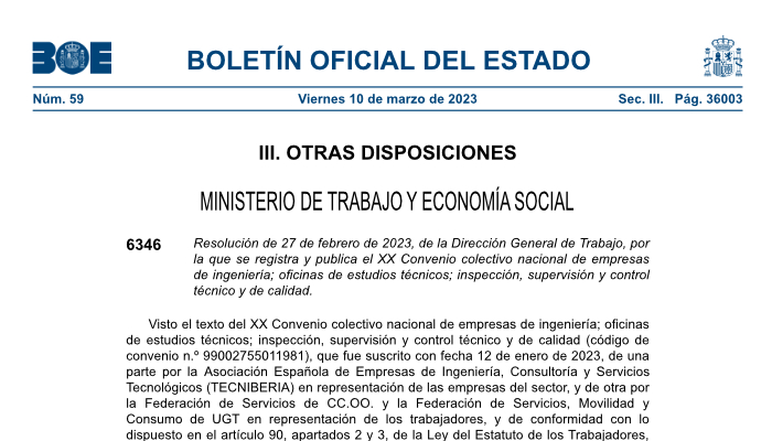 portada publicación BOE