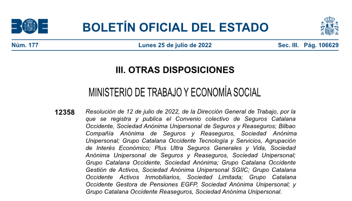 portada publicación BOE