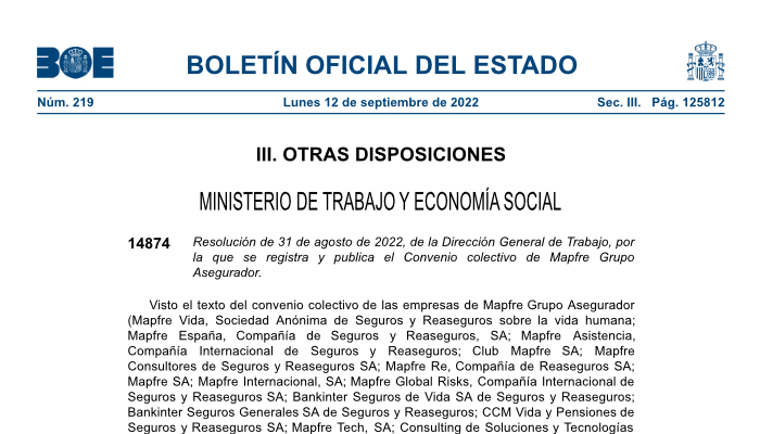 portada publicación BOE