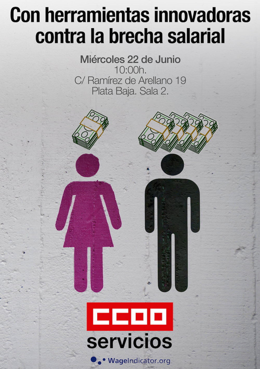 brecha salarial CCOO wageindicator 