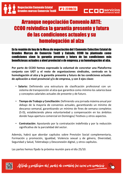 Comunicado3 Convenio ARTE