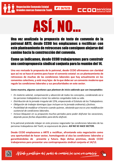 Comunicado7 Convenio ARTE