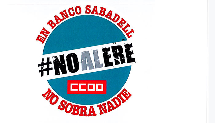 No al ERE en Banco sabadell