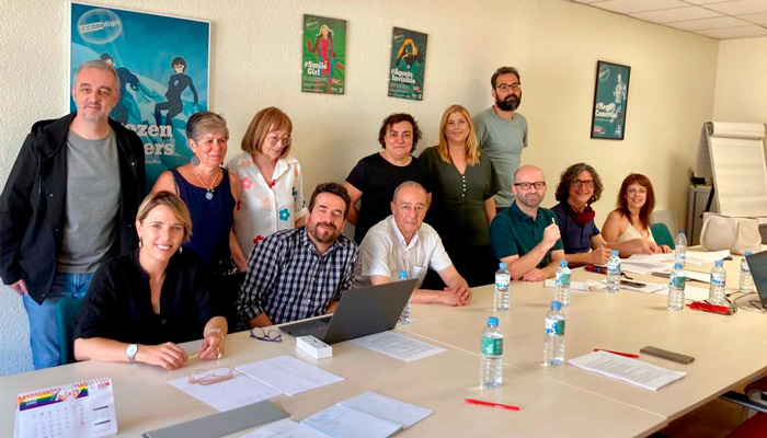 Grupo de personas que han participado en la negociación del Convenio