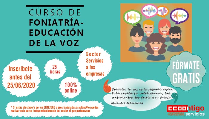 Curso foniatria, educación de la voz