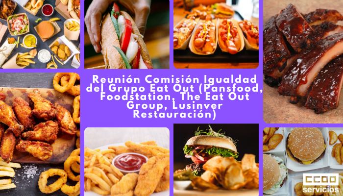 imagen del comunicado CCOO Servicios sobre la negociación Plan de Igualdad del Grupo Eat Out 