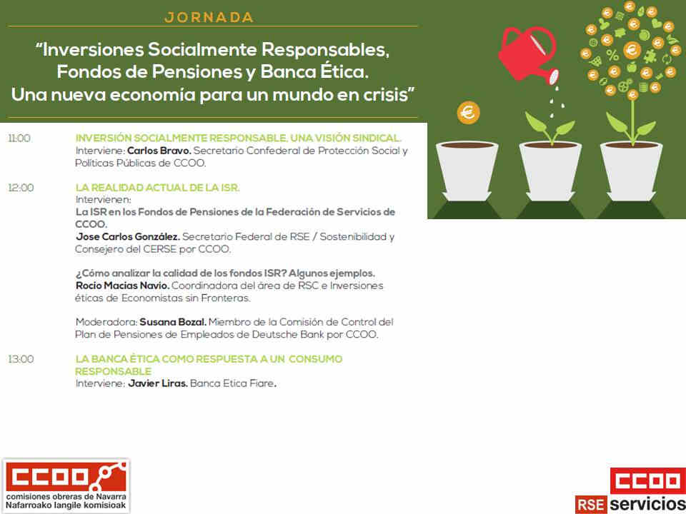 CCOO e Inversión socialmente responsable