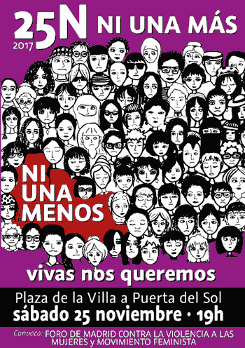 Manifestación 25 N. Violencia contra las mujeres