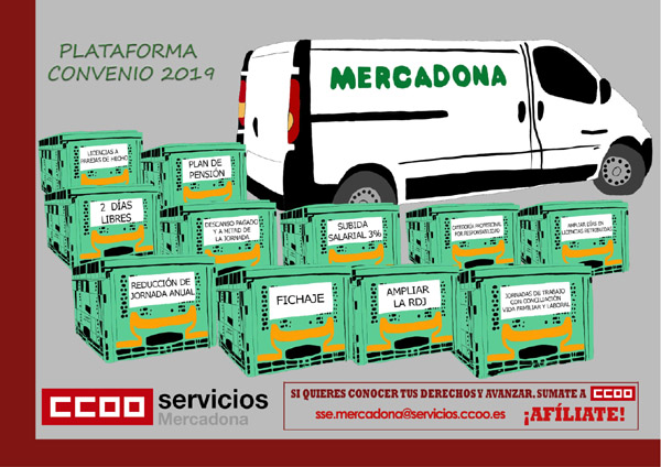 cartel convenio mercadona