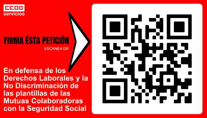 código QR firma campaña Mutuas colaboradoras con la seguridad social