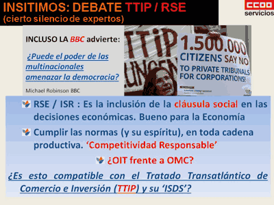 RSE, TTIP y Democracia