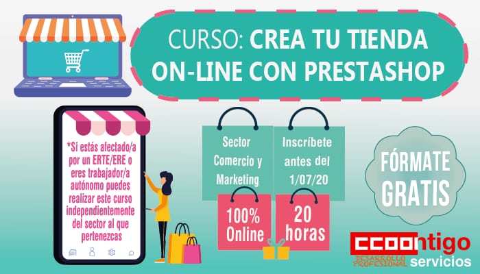 Curso tienda onlie. Formación Gratuita