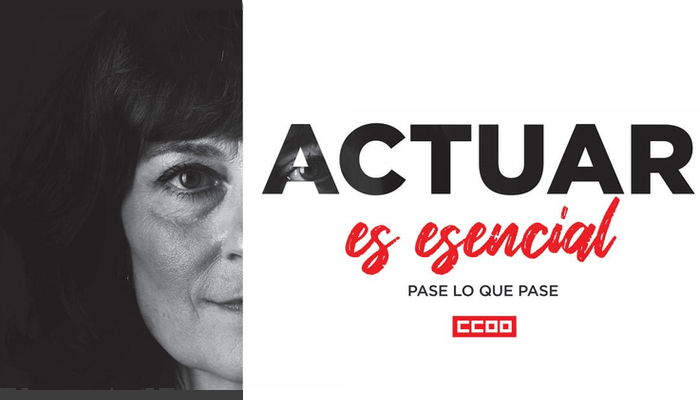 Actuar es esencial. Afiliacion a CCOO