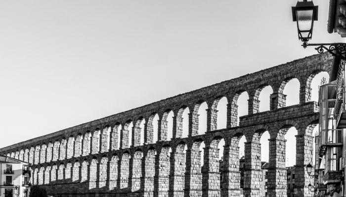 foto del acueducto de Segovia