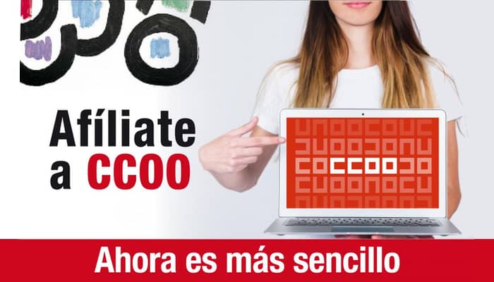 Afiliate a CCOO