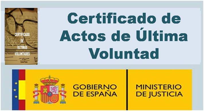 Certificado de Actos de Última Voluntad