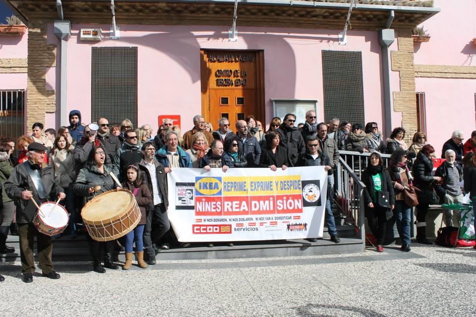 Concentración en Casetas a favor de Nines