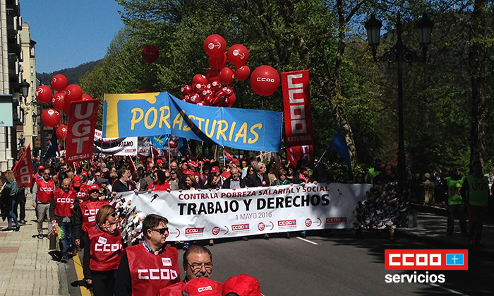 PRIMERO DE MAYO ASTURIAS OVIEDO 2016 CABECERA