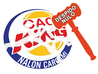 despido nulo caci king burger king nalón