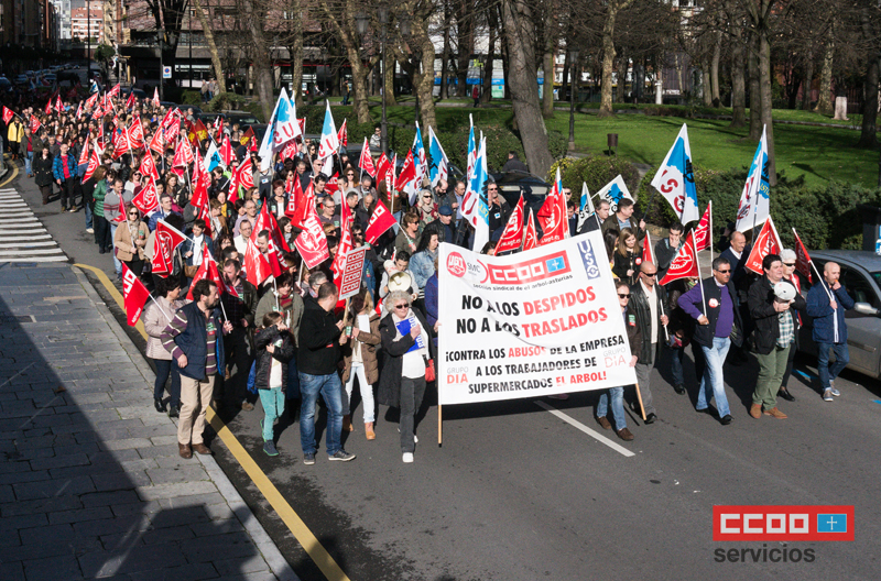 manifestación el árbol en oviedo 31 enero 2016