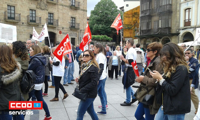los telares manifestación huelga