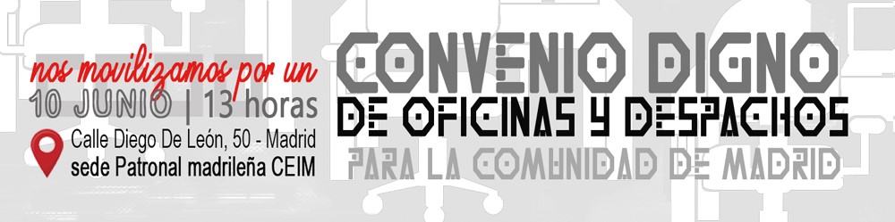 Concentración por un convenio digno