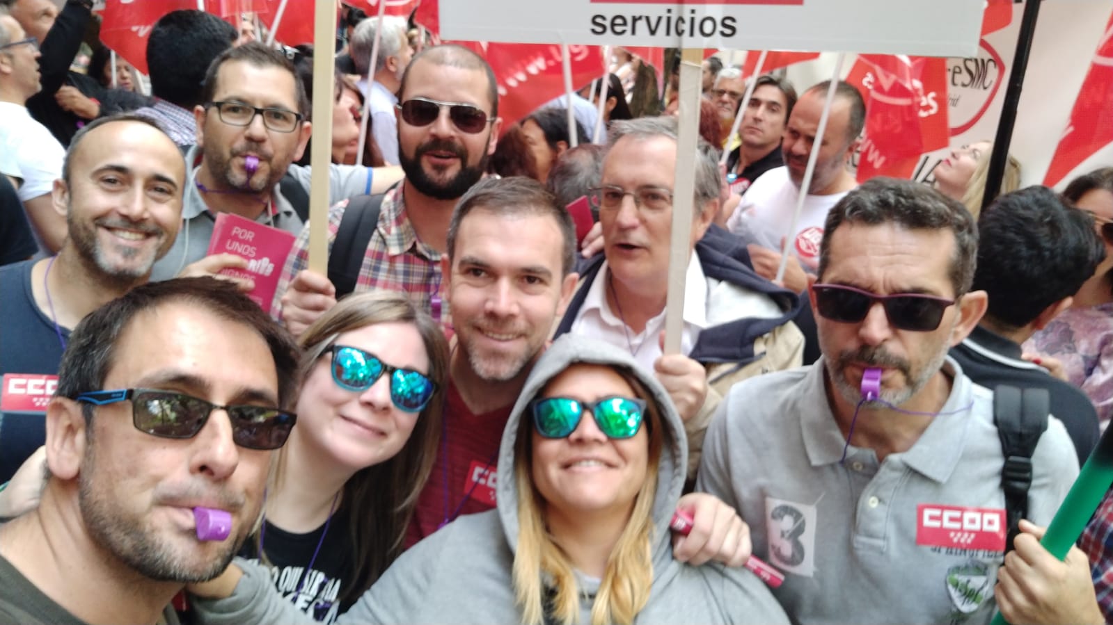 Movilización por el convenio de OODD de Madrid