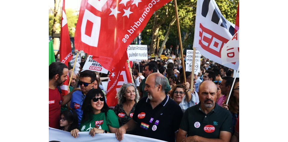 CCOO contra el cambio climático