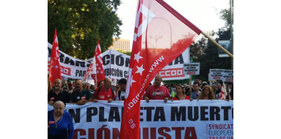 CCOO contra el cambio climático