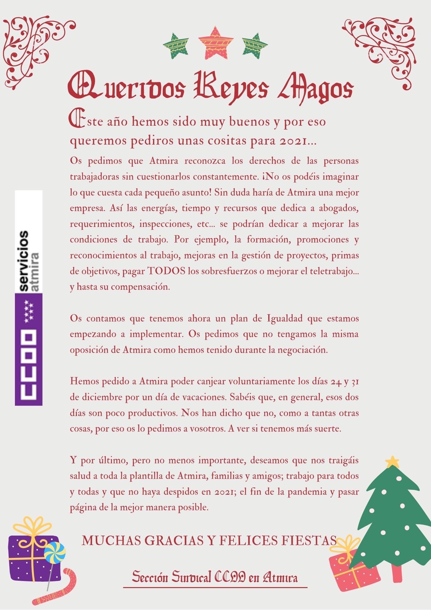 Queridos Reyes Magos