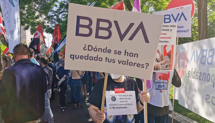 Movilizaciones en BBVA