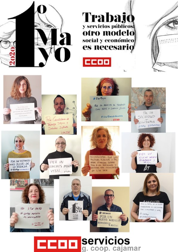 CCOO En Cajamar 1 de mayo