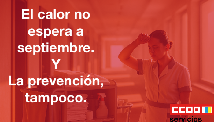 camarera prevención calor