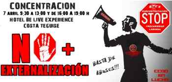 concentracion en hosteleria contra externalización