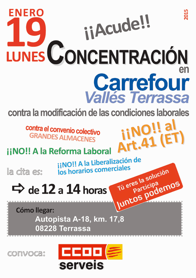 Concentracion Carrefour Terrassa
