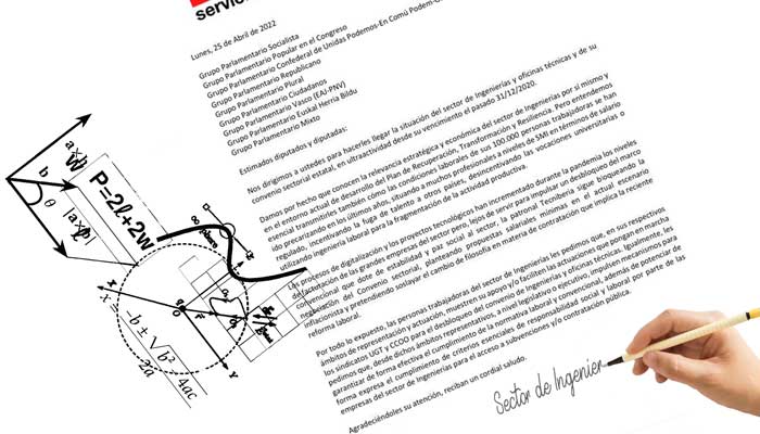 carta del sector de Ingenierías a los Grupos Parlamentarios