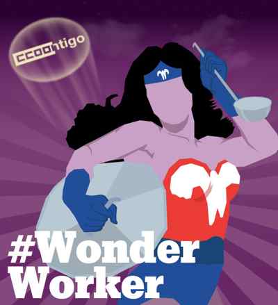 Wonder worker camarera de piso