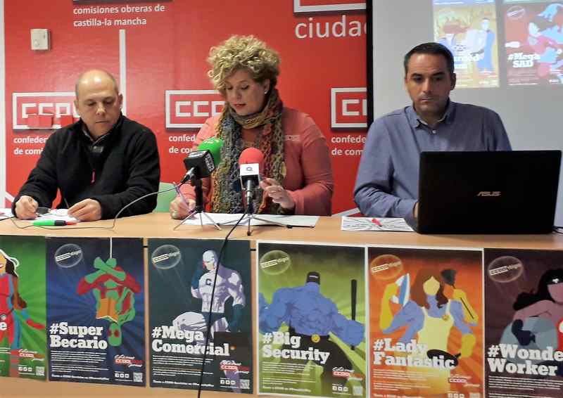 Presentacion campaña precarityWar en Ciudad Real