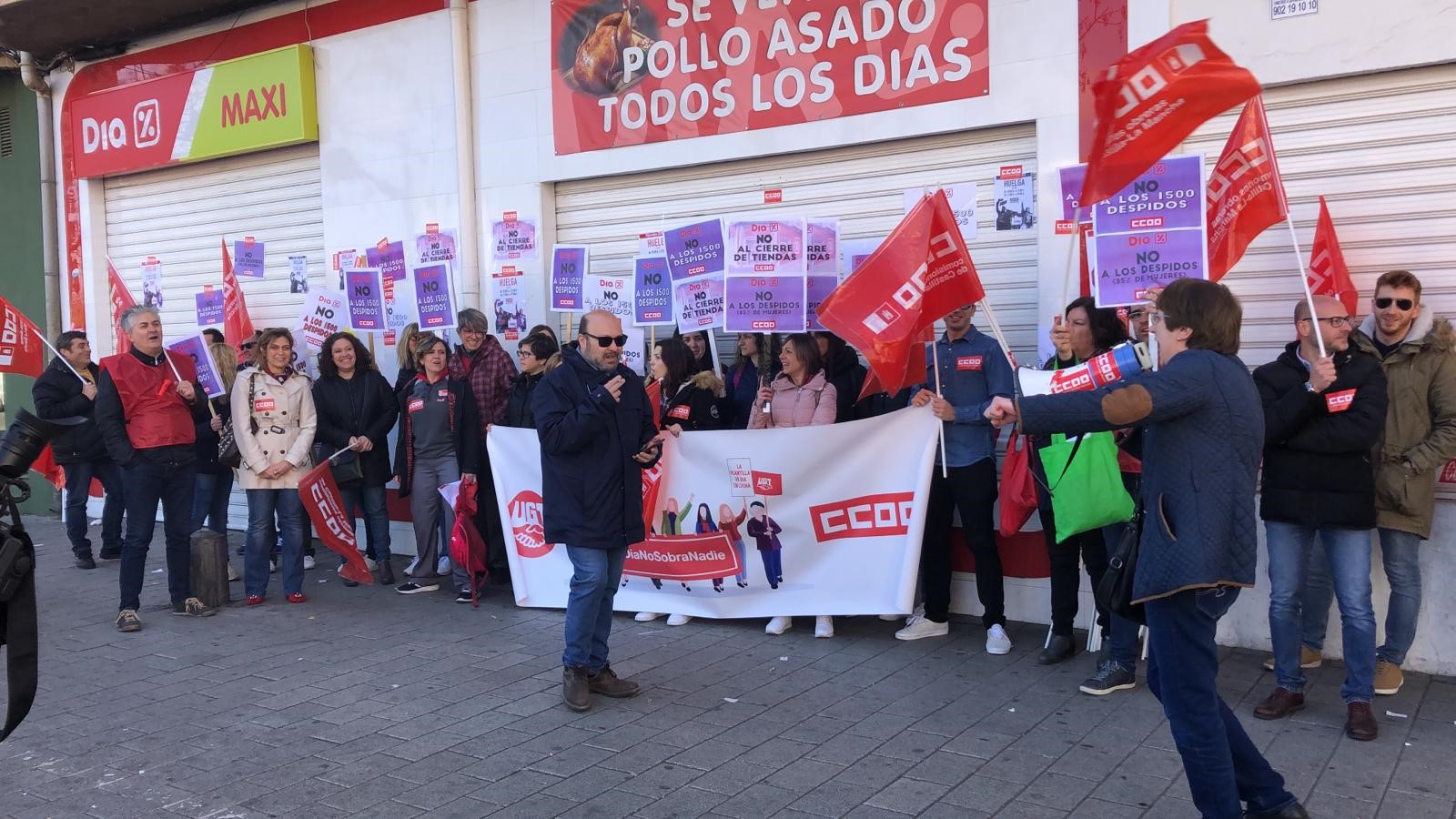 Huelga en DIA ALbacete