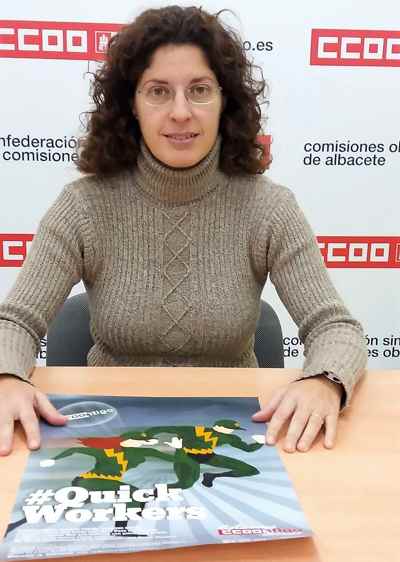 Pilar Segovia. Hostelería. Castilla La Mancha CCOO