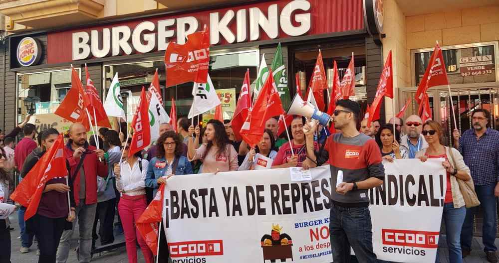 Elecciones burger king Comisiones Obreras