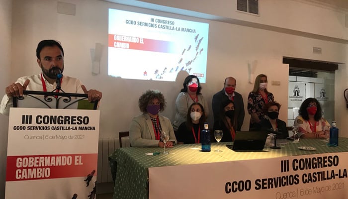 Secreetario general y ejecutiva Federación de Servicios de CCOO Castilla la Mancha