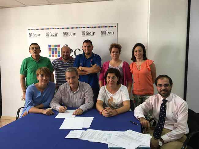Firma convenio colectivo comercio textil Ciudad Real (castilla la mancha)